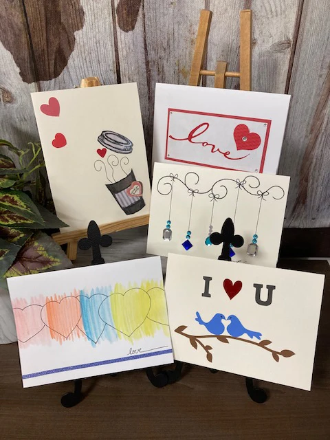 A collection of greeting cards.