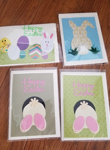 A collection of easter cards