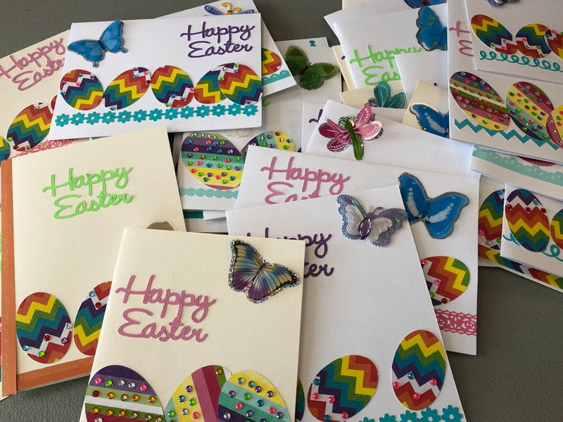 A collection of easter cards.