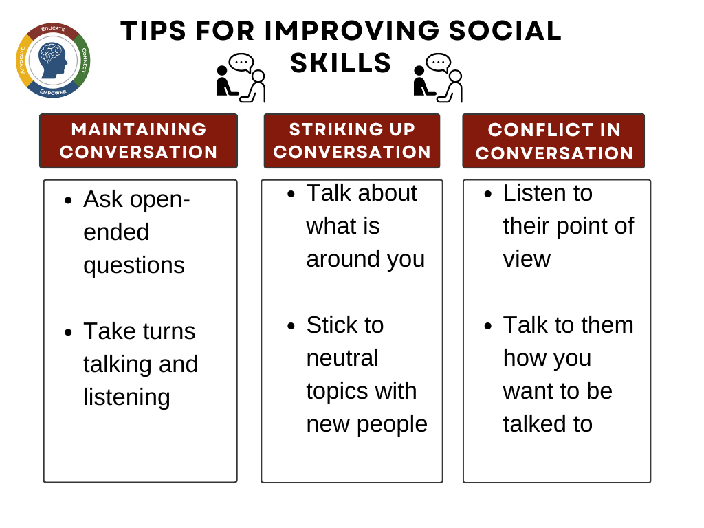 Tips for improving social skills